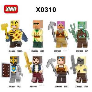 마인크래프트 레고 피규어 제품 마크 장난감 미니피규어 16종 세트