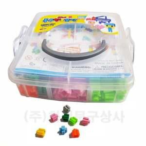 8000 툭툭 빅폼 블럭 8칼라 150P 안전인증 퍼즐 조각 블록 나노 어린이날선물