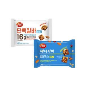 포스트 헬스장 단백질바 미니+ 에너지바 미니 밸런스