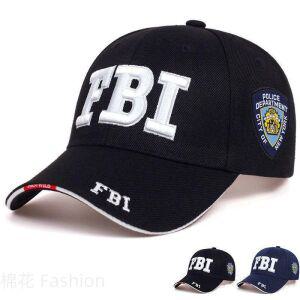 FBI CIA 모자 SWAT 볼캡 코스튬 관 코스프레  유니폼