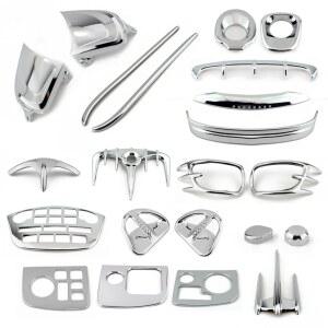 골드윙 GL1800 후방 2011 트림 ABS 크롬 장식 페어링 2001 오토바이 부품 플라스틱 커버