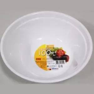 다회용기 우동그릇 대-3개입 1회용그릇 분식접시