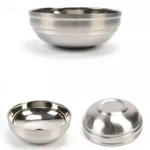 보온보냉 이중 스텐 물냉면 비빔냉면 냉면그릇 면그릇 떡국 비빔밥 갈비탕 그릇 20cm 21.5cm 24cm 26cm