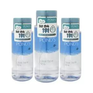 폰즈 클리어 스파 립앤아이리무버 메이크업 리무버 300ml 3개