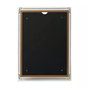 [보리보리/오너클랜]크리스탈 유리 상장액자 A4 골드 탁상 졸업장 프레임