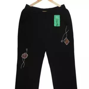 여름 7부 여름 팬츠 밴딩 바지 여자 인견 중년 플라워