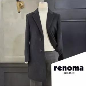 [갤러리아] 레노마 25FW 신상 캐시미어 체스터 차콜 코트 RRDIBH92A