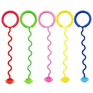 줄넘기 LED 줄넘기 64cm 발목 한발 유산소 운동 S자