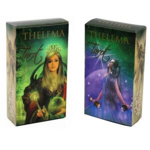 1Pcs 데크 어린 왕자의 Thelema 타로 카드 운명 재생 휴대용 파티 게임