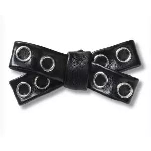 갤러리아 [크록스 본사][액세서리]블랙 그로멧 스터드 리본 지비츠 10016722