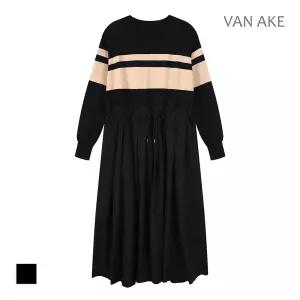 [반에이크] 배색포인트 원피스_VB3YKOQ401Z