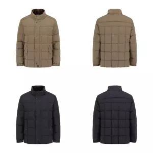 [올젠](타임스퀘어점패션관)사각 퀼팅 덕다운 패딩점퍼 4FP1201 2종1택