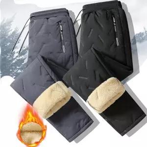 겨울 남자 방한 패딩바지 융털 트레이닝 바지 남성 팬츠 조거형 일자형