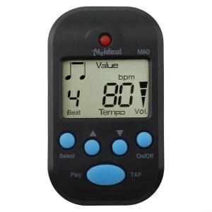 휴대용 미니 메트로놈, TAP 기능과 조절 가능한 템포 설정을 갖춘 디지털 비트 메트로놈의 전문가용 클립(블랙)