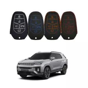 2025년 액티언 자동차 스마트키 가죽 키홀더 차량용품 자동차용품 새차선물 외출용