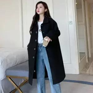 온나핏 오버핏코트 올검코트모직코트 출근코트 모직코