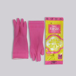 모던위생복 HACCP 고무장갑 태화핑크M썬밴 MD-7211