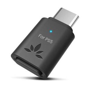 [미국배송] 아반트리 C81-게이밍 - PS5 퀄컴 칩 APTX 어댑티브 및 HD 프리미엄 사운드용 USB-C 블루투스 5.3 오디오 어댑터 에어팟 보스 헤드폰 등과 호환 가능