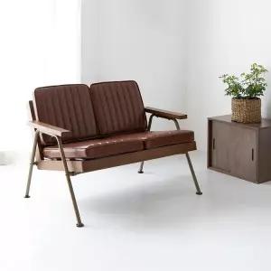 [아트박스]/마전동상회 거실 소파 2인용 원목 카페쇼파 디자인 2인소파