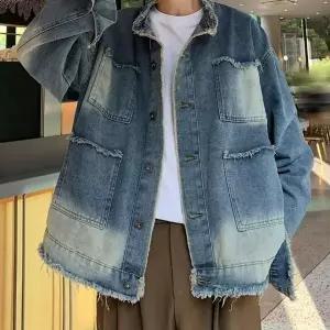 [하프클럽/셀러허브_여성트랜드패션]Rly 빈티지 디스트로이드 청 워싱 자켓