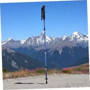 등산용스틱 원마운트4단길이조절등산스틱110cm블루트레킹폴