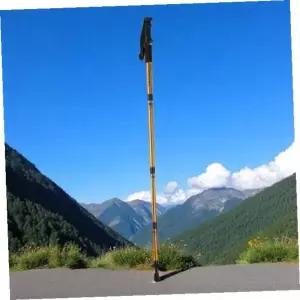 등산용스틱 원마운트4단길이조절등산스틱110cm골드트레킹폴