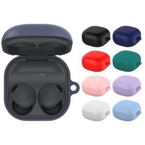 실리콘 케이스 커버 보호 충격 방지 헤드폰 액세서리 후크 포함 삼성 갤럭시 버즈 라이브 2 프로 FE용