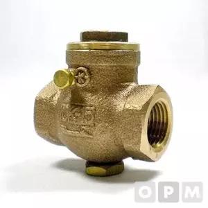 청동 신주)스윙체크밸브10K 50A 배관용품 배관부품 작업공구 배관부속 배관호스