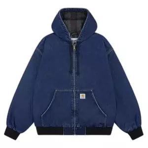 [칼하트 WIP] 메이틀랜드 데님 OG 엑티브 자켓 블루 I032232 0106