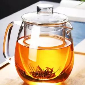 내열 투명 주전자 강화유리 티팟 포트 차 600ml 메이커 찻 찻주전자 로하 우리기