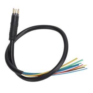 전기 스쿠터 모터 와이어 9 핀 방수 구리 코어 교체용 고감도 케이블