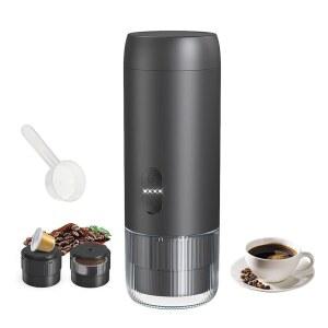 커피 파우더, 캡슐 커피, RV 캠핑, 하이킹, 피크닉, 사무실 및 가정용으로 편리한 ZDFRBJG ㅤㅤㅤㅤ 휴대용 메이커 에스프레소 머신