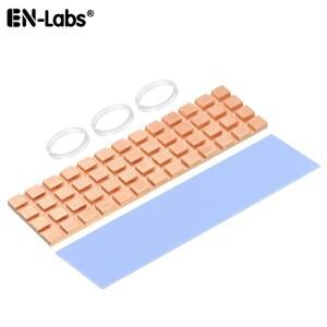 NVMe NGFF 2280 M2 컴퓨터 쿨러 PC 노트북 라디에이터 방열판 용 열 패드 SSD 구리