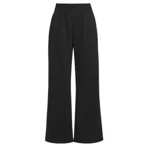 여성 솔리드 부츠컷 트레이닝 코튼 밴딩 팬츠 DAI-WPT-1086-블랙