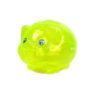 [오너클랜](SM)형광 투명 돼지저금통 왕대 인테리어저금통