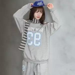 [다잇템] 여성 바지 나염 트랙수트 액티브 맨투맨 세트_23916185_588872