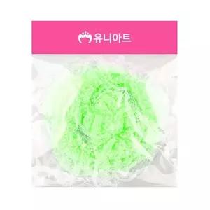 연두색 도트 레이스 원단 땡땡이 장식 롤 패브릭 수예용