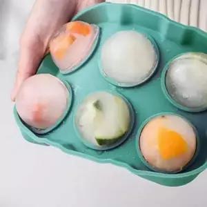 실리콘 구형 얼음틀 아이스볼 냉동 트레이 음료용