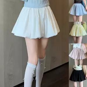 [하프클럽/]벌룬 캉캉 미니 스커트 밴딩 A라인 플레어 치마