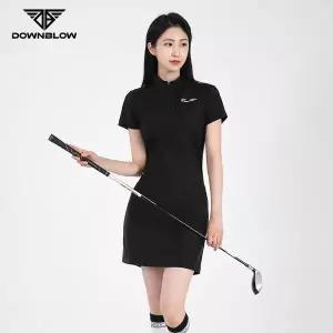 [하프클럽/]여자 골프 반집업 아노락 원피스 DJW2-OPH-SDBSSOBK9001W-블랙