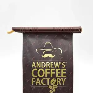 애니락 브라운 5호 1P 130mm 커피 봉투 보관 간식 비닐 밀봉집게