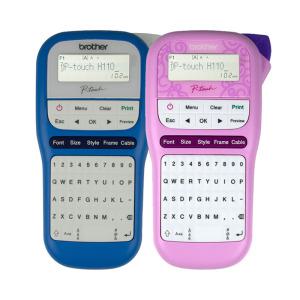 HN_(정품)브라더 라벨프린터 PT-H110/핑크/블루/휴대