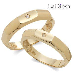 [라디오사]14K 커플링 세트 G14B-1613RO 남녀한쌍