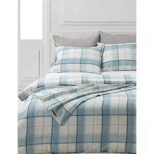 [소냐르까사](김해점)맥킨린넨 홑이불 베개세트 S 블루, 그레이