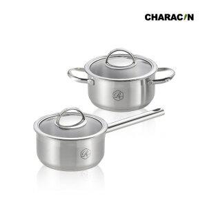 [카라신]바닥3중 보이어 스테인레스냄비 2종세트