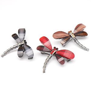 스톤잠자리 브로치 브로찌 코사지 뱃지