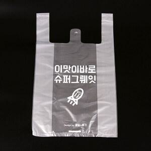 {소량} 일회용 치킨배달 비닐봉지 1호(기성)/100매