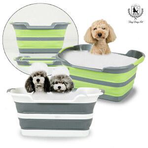 딩동펫 강아지 접이식 베이직욕조