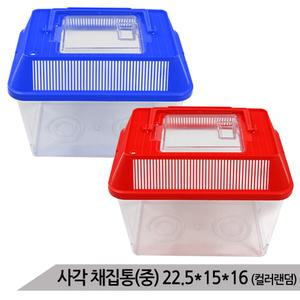 대일 사각 채집통(중)/컬러랜덤발송 곤충케이지