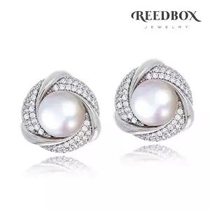 혼주 한복 몽블랑 담수진주 귀걸이 (귀찌가능)